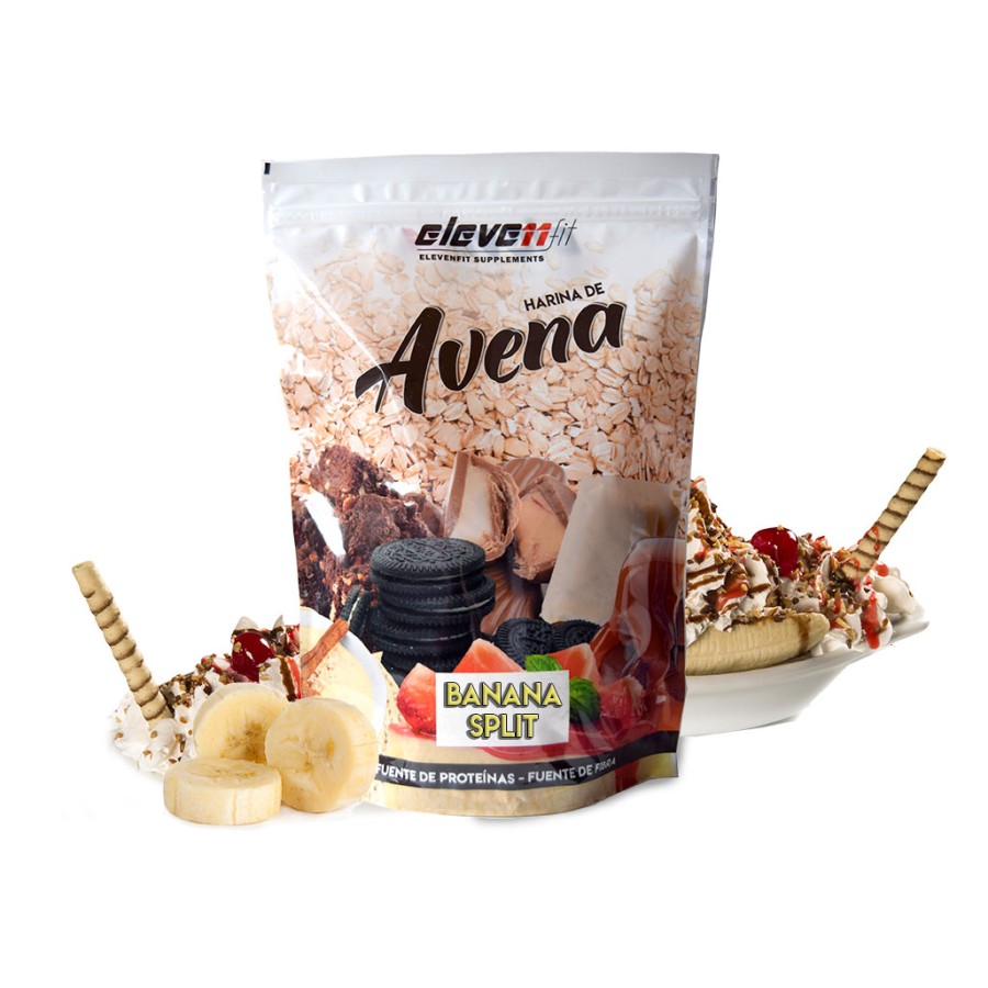 Harina de Avena Eleven Fit 1kg - Banaana Split