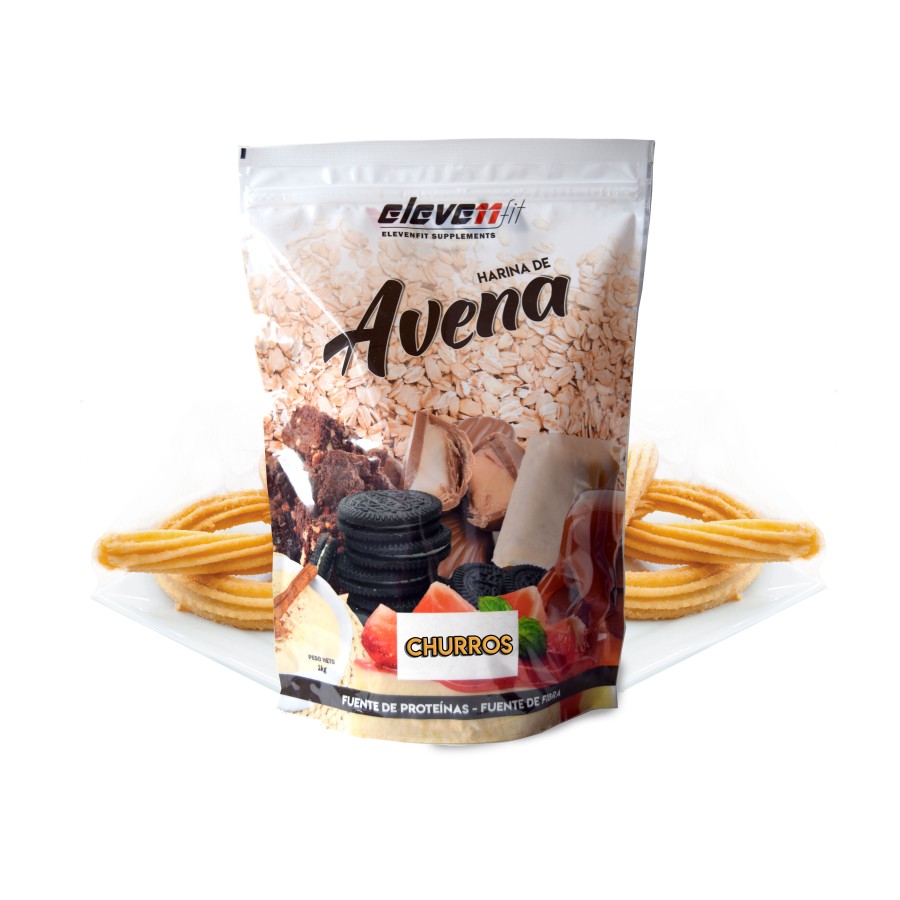 Harina de Avena Eleven Fit 1kg - Churro