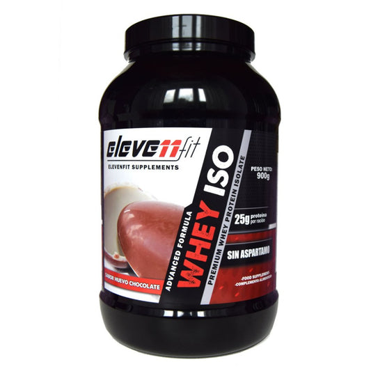 Proteina Whey Iso Eleven Fit 900g – Huevo de Chocolate